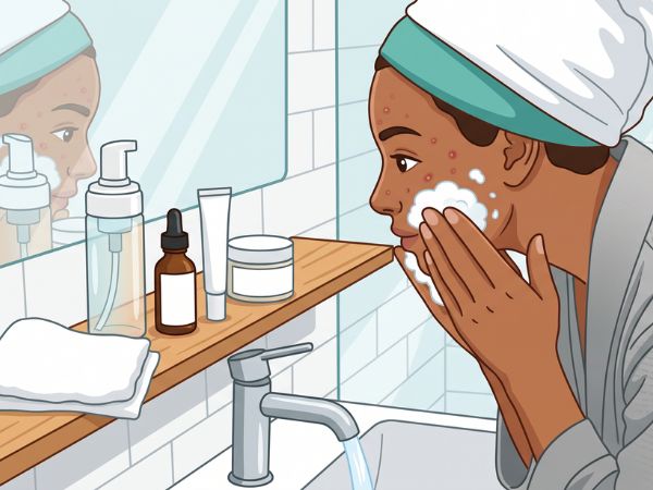  Dermatologist recommended daily cleansing routine for pimples and acne-prone skin for clearer skin