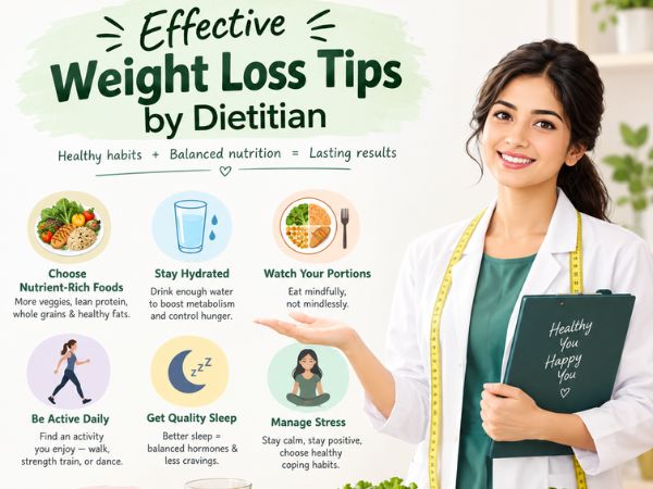 Effective weight loss tips by Dietitian in Mumbai for healthy results