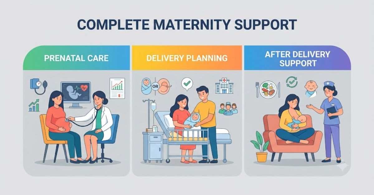 Complete Maternity Care From Pregnancy to Postnatal Support